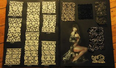 Black Lacebook page